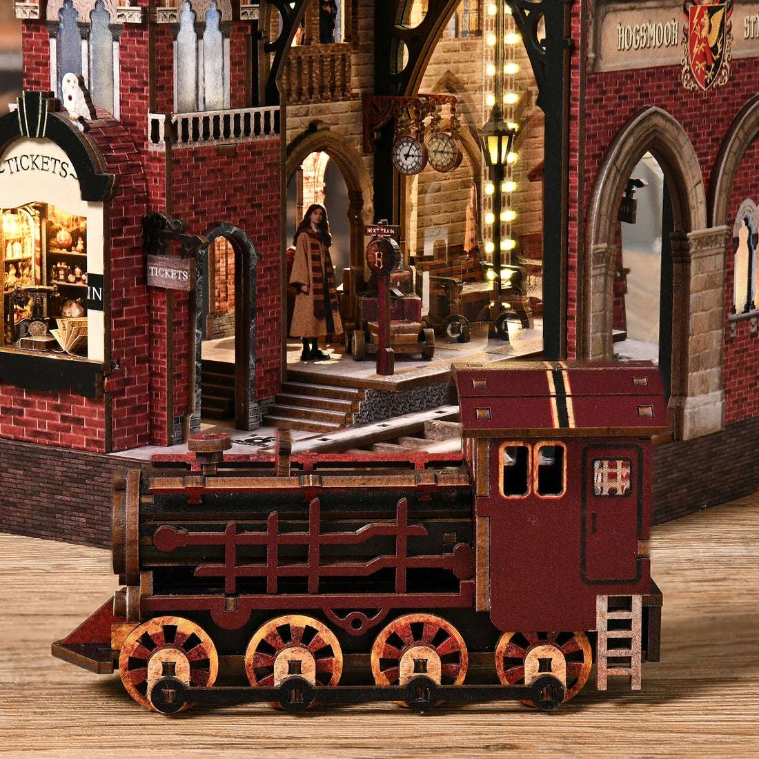 Kit de Book Nook de la Estación Hogsmoor