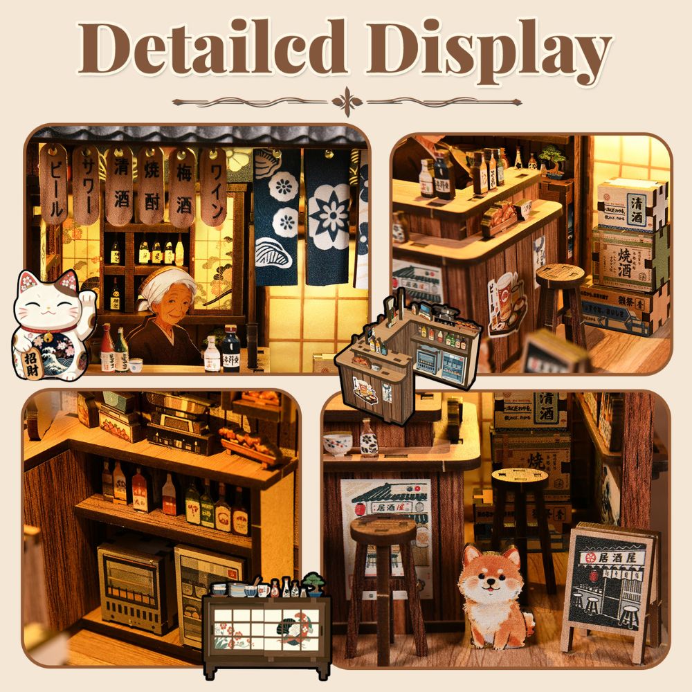 El kit de Book Nook «Mellow Pub»