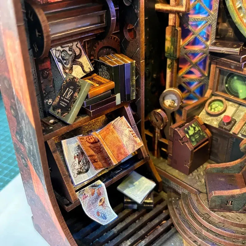 Kit de Book Nook 20,000 leguas de viaje submarino