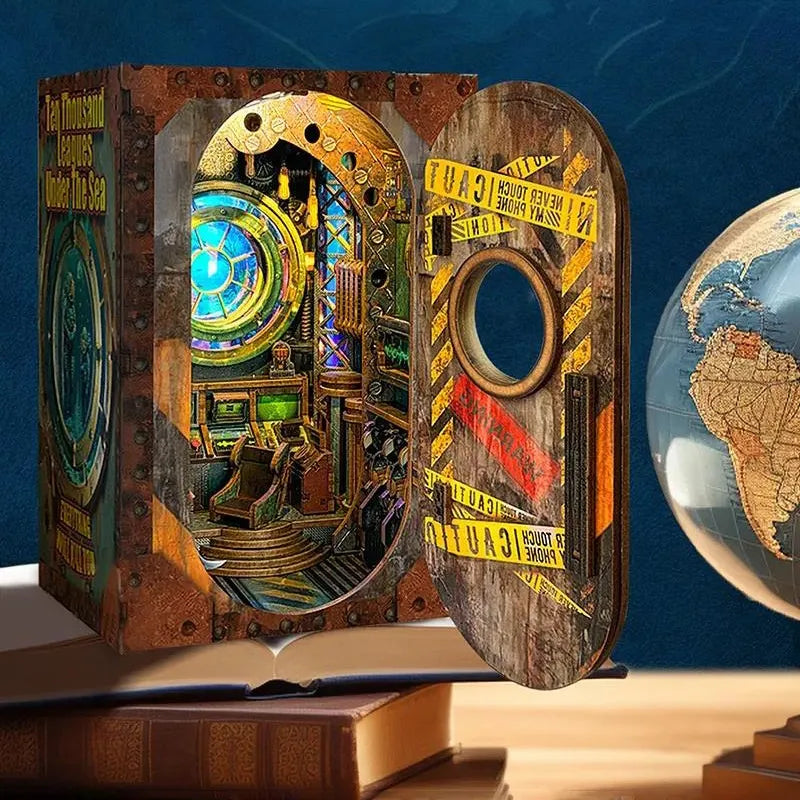 Kit de Book Nook 20,000 leguas de viaje submarino