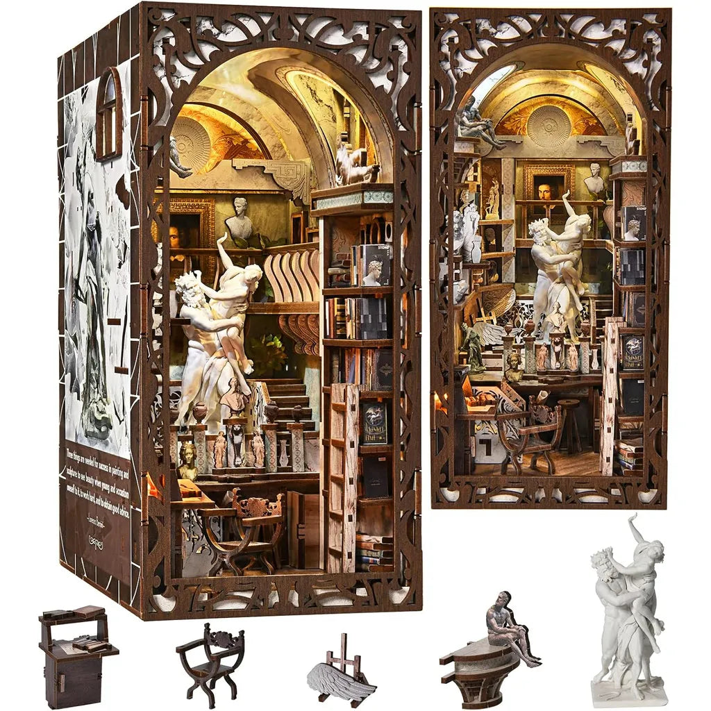 Kit de Book Nook del taller de escultura de Bernini