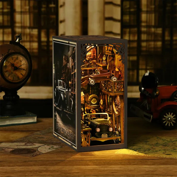 Kit de Book Nook de Carreras de Coches