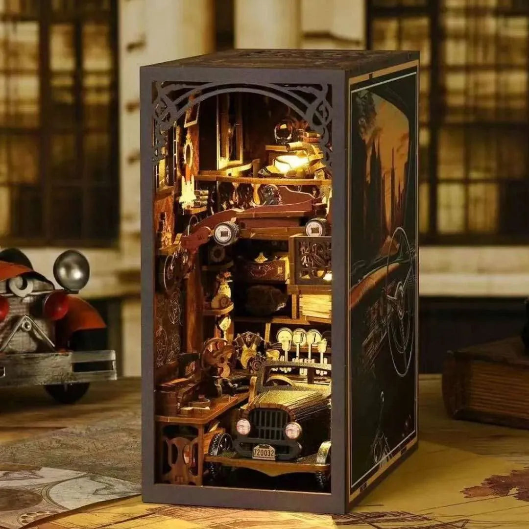Kit de Book Nook de Carreras de Coches