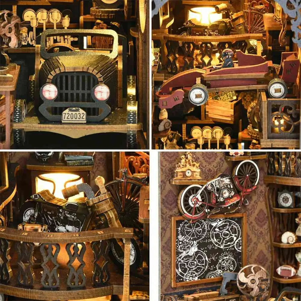 Kit de Book Nook de Carreras de Coches