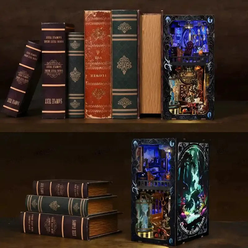 Kit de Book Nook Cámara de Bestias Exóticas