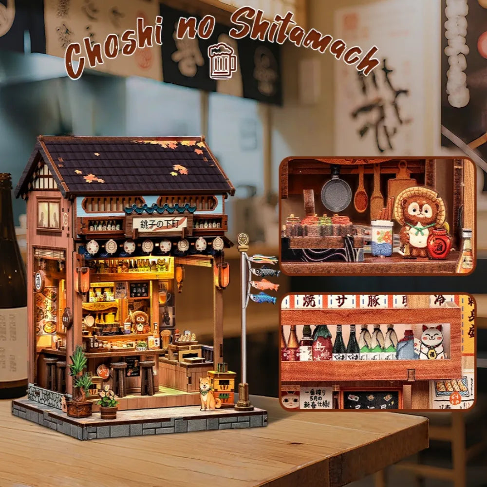 Kit de Book Nook Choshi no Shitamachi