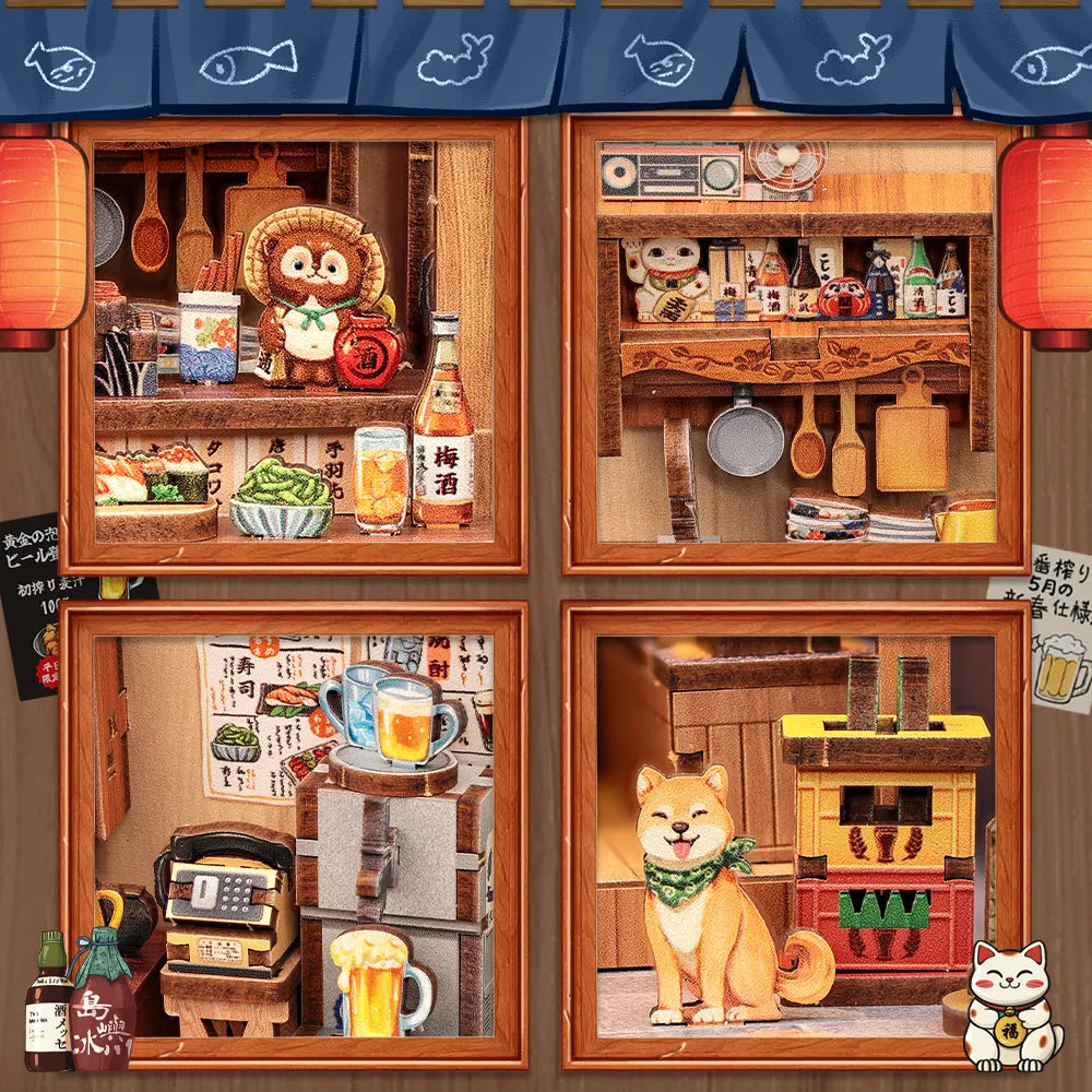 Kit de Book Nook Choshi no Shitamachi