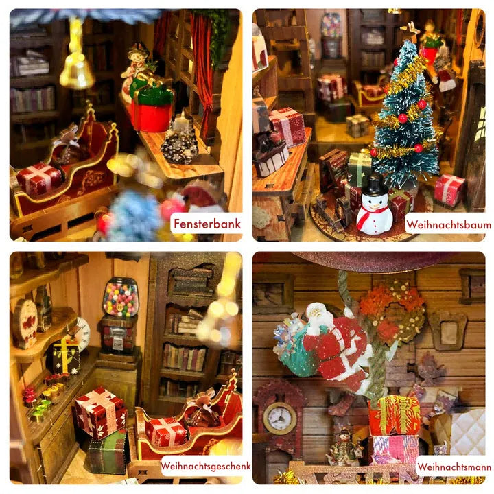 Kit de Book Nook de Cabaña Navideña Jingle