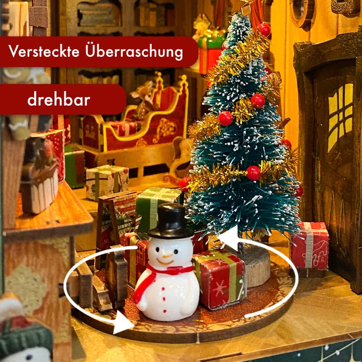 Kit de Book Nook de Cabaña Navideña Jingle