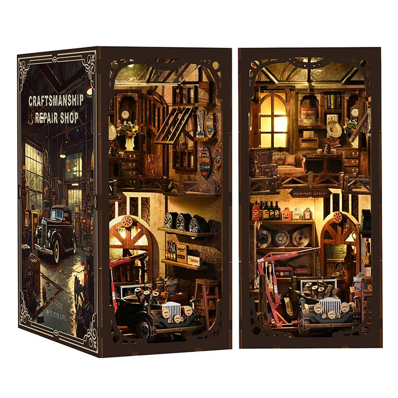 Kit de Book Nook Taller de Reparación Artesanal