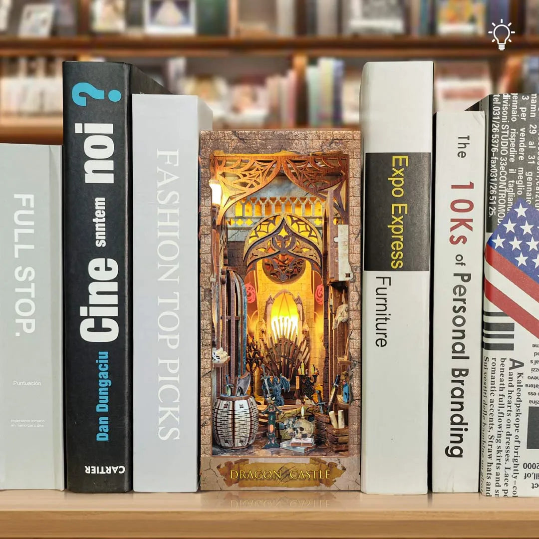 Kit de Book Nook Castillo del Dragón