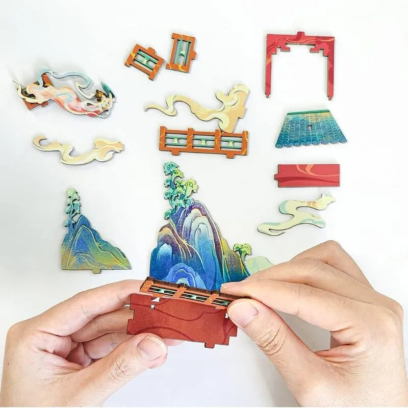 Kit de Book Nook de la Danza de Dunhuang