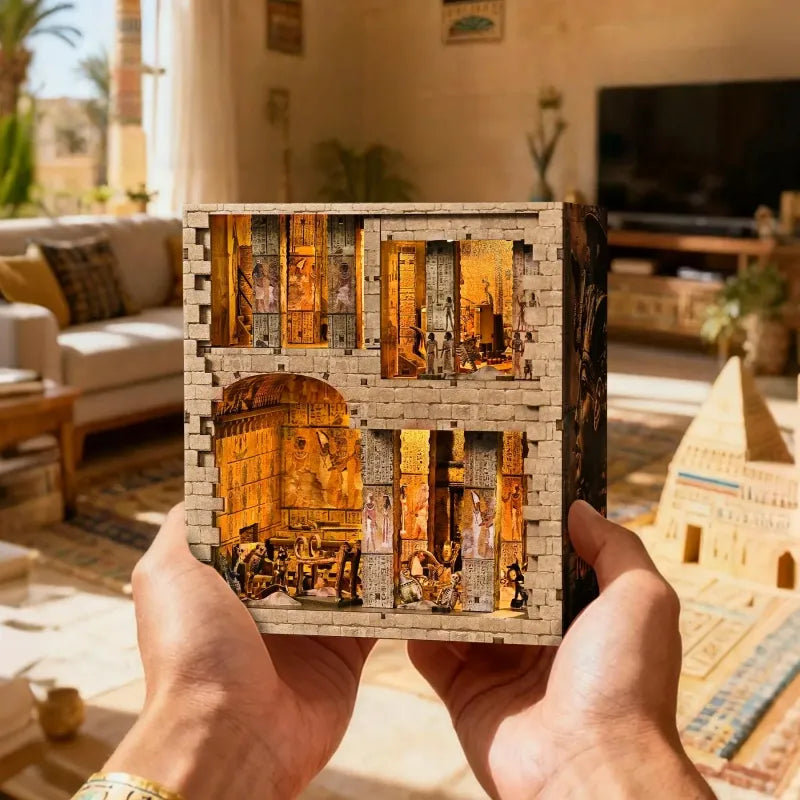 Egyptian Pharaoh's Tomb book nook kit – detail view 8