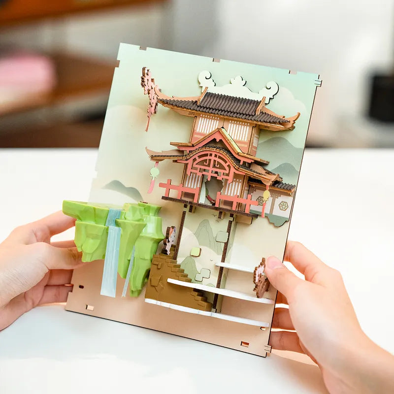 Kit de Book Nook Sakura en flor