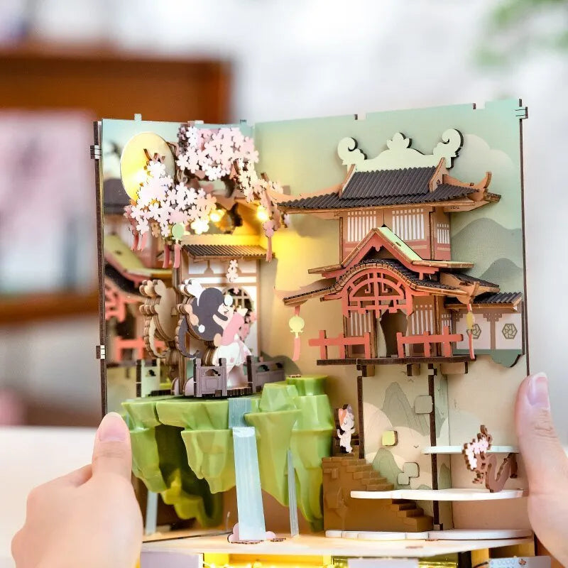Kit de Book Nook Sakura en flor