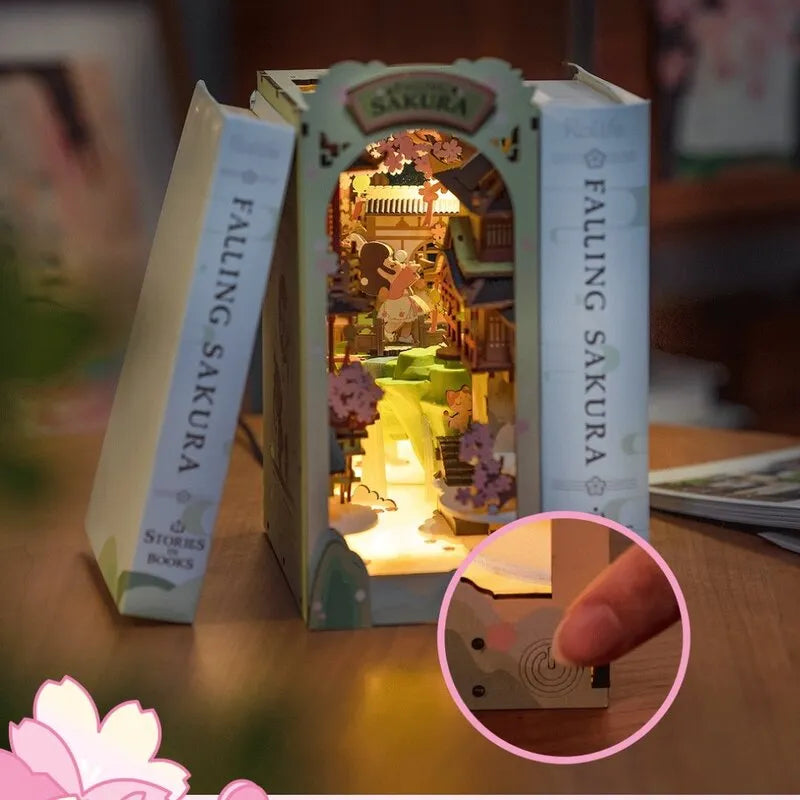 Kit de Book Nook Sakura en flor