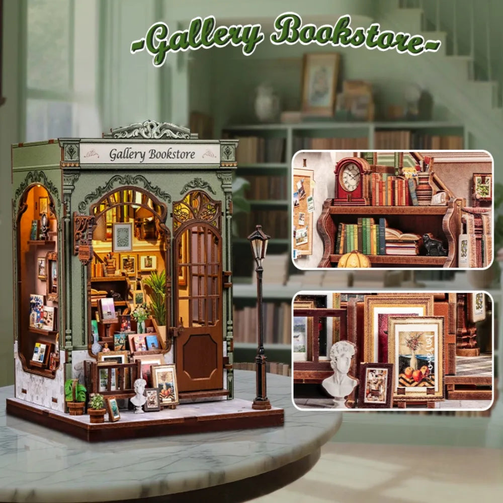 Kit de Book Nook de Librería Gallery