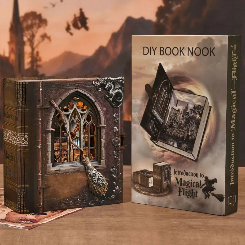 Introduction to Magical Flight book nook kit – detail view 5