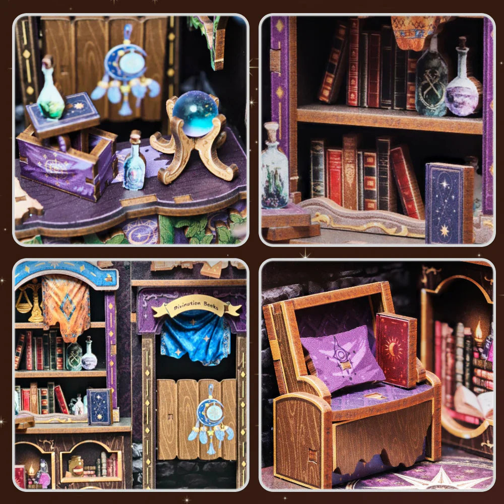 Kit de Book Nook de la librería de astrología