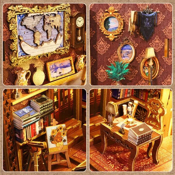 Kit de Book Nook «Biblioteca de libros»