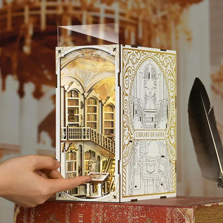 Kit de Book Nook «Biblioteca de los Dioses»