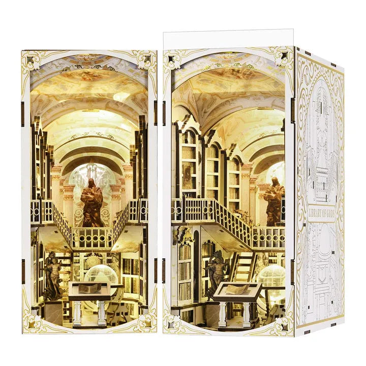 Kit de Book Nook «Biblioteca de los Dioses»