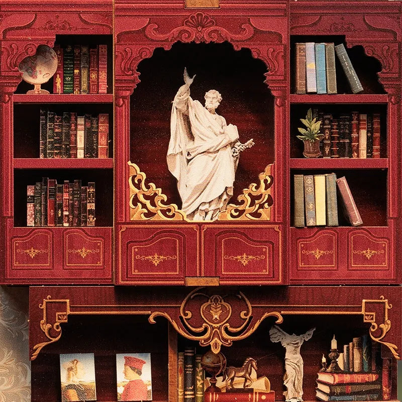 Kit de Book Nook «Biblioteca de la sabiduría»