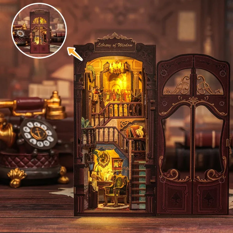 Kit de Book Nook «Biblioteca de la sabiduría»