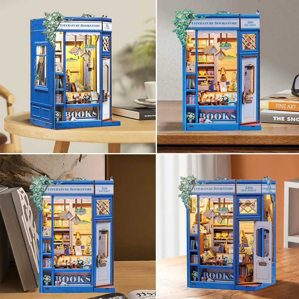 Kit de Book Nook de Librería Literaria