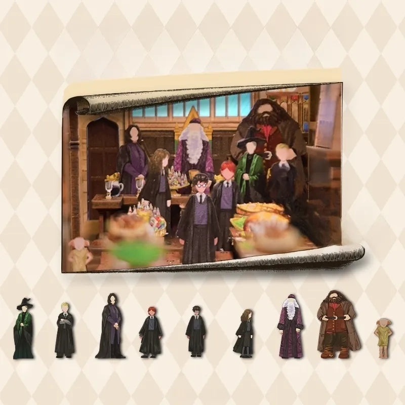 Kit de Book Nook del Gran Comedor de Hogwarts de Harry Potter
