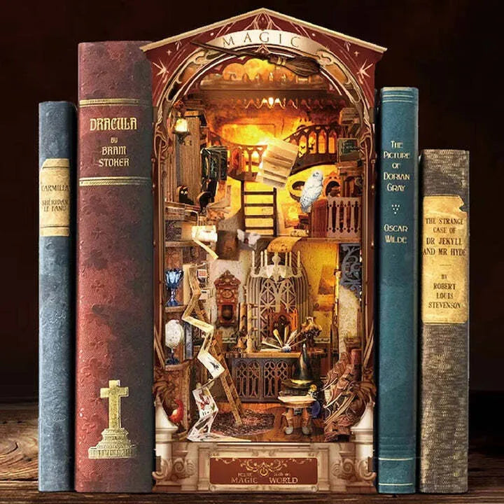 Kit de Book Nook Mundo Mágico
