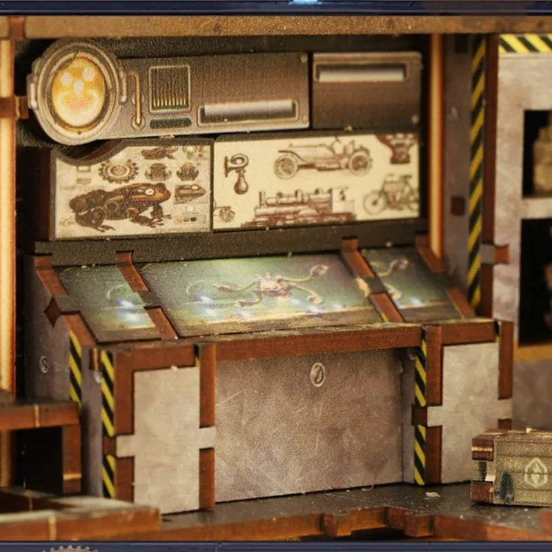 Mechanical Rhythm book nook kit – detail view 5