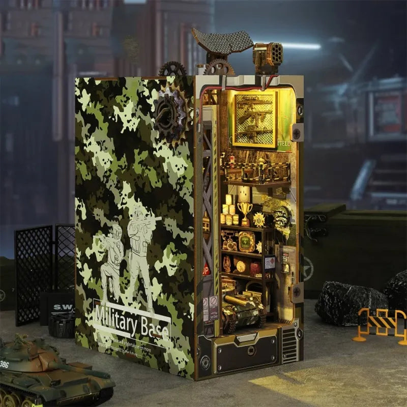 Kit de Book Nook de Base Militar