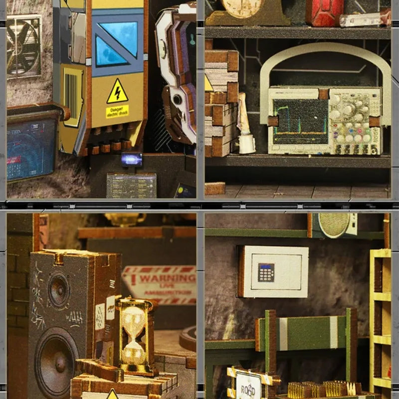 Kit de Book Nook de Base Militar