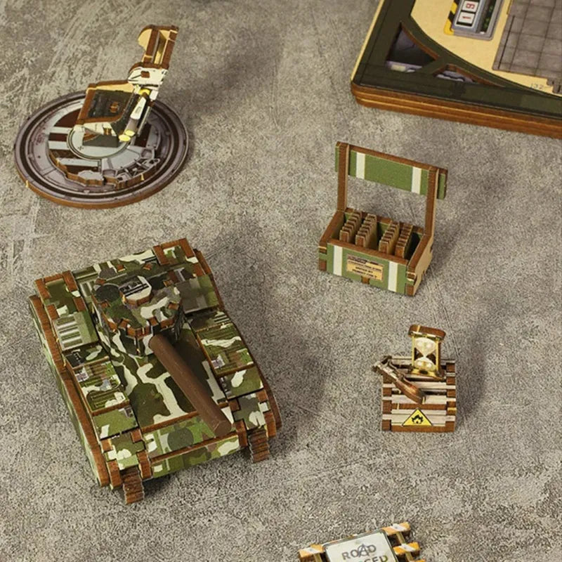 Kit de Book Nook de Base Militar