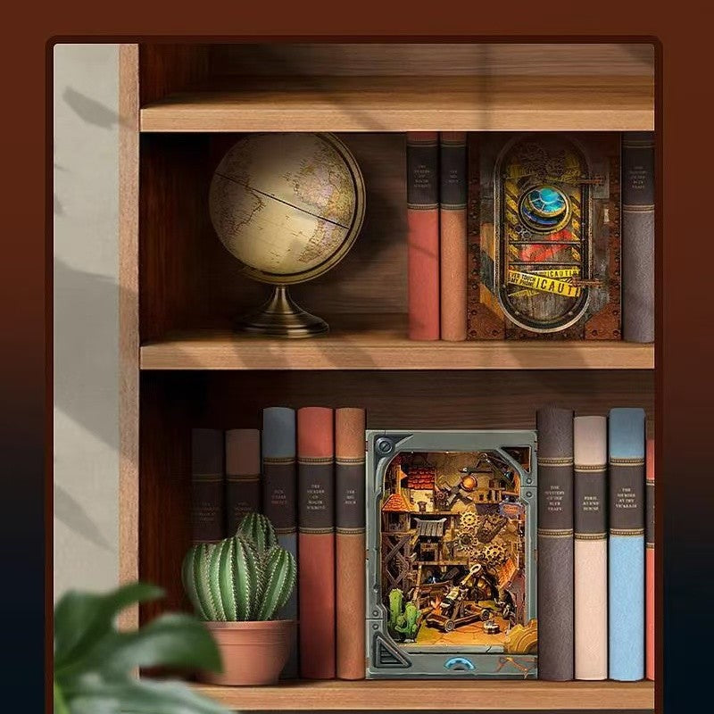 Kit de Book Nook Fortaleza de la Zona de Minería