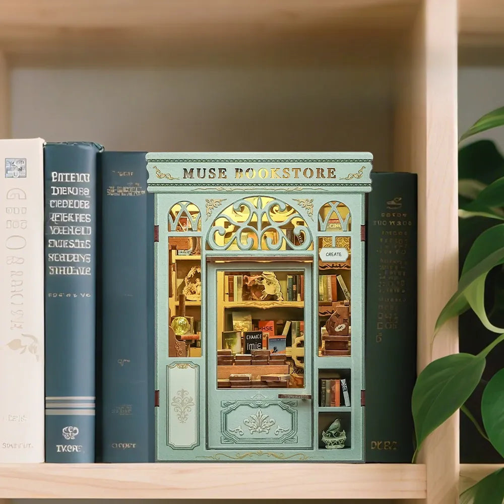 Kit de Book Nook de Librería Muse