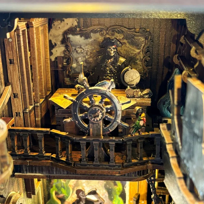 Kit de Book Nook «Barco fantasma del Nuevo Mundo»
