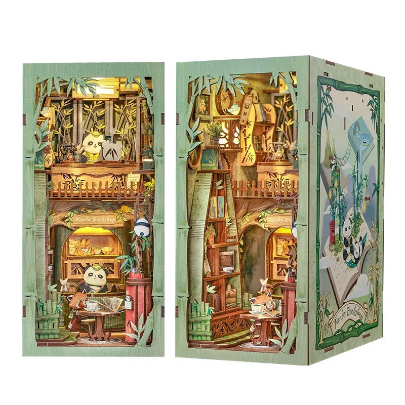 Kit de Book Nook de la librería Panda