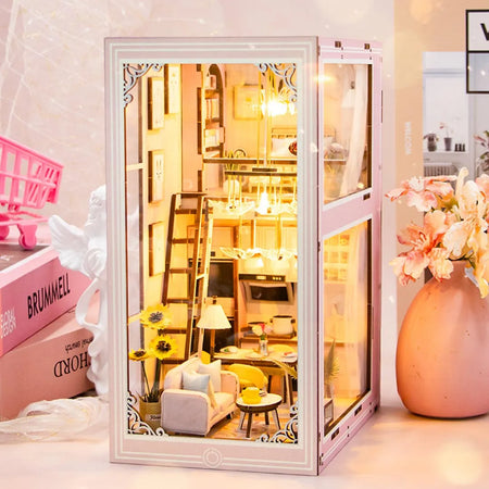 Kit de Book Nook Loft Rosa