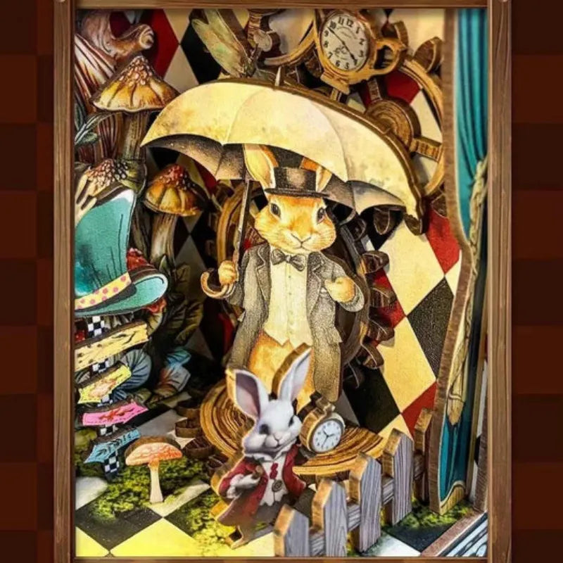 Kit de Book Nook «El libro de aventuras de Puppet»