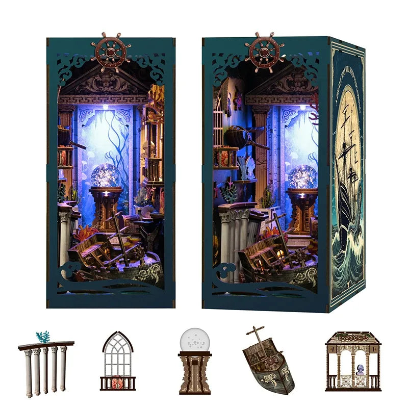 Kit de Book Nook «Acertijo en el fondo del mar»