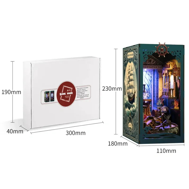 Kit de Book Nook «Acertijo en el fondo del mar»