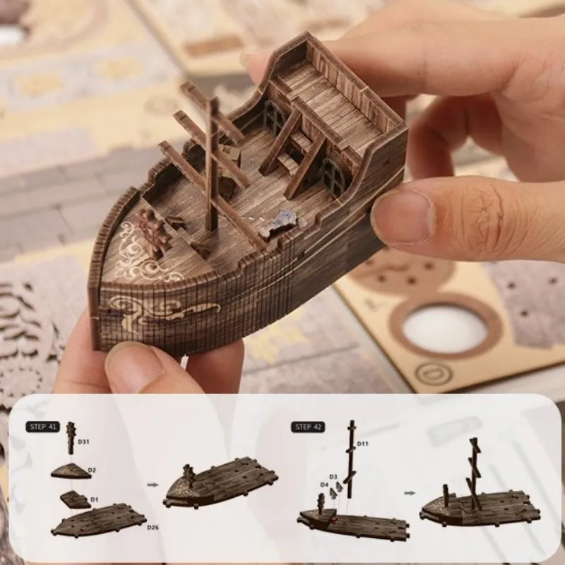 Kit de Book Nook «Acertijo en el fondo del mar»