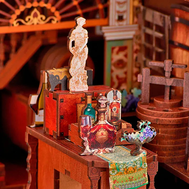 Kit de Book Nook Speakeasy de los Locos Años Veinte