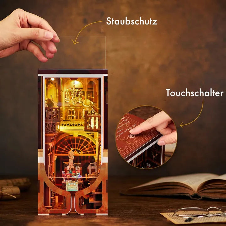 Kit de Book Nook Speakeasy de los Locos Años Veinte