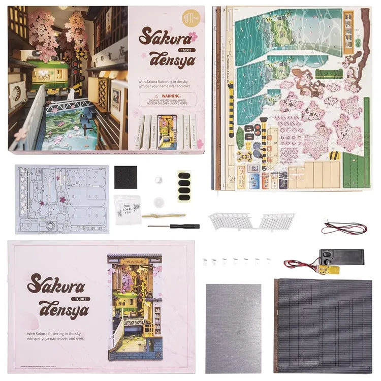 Sakura Densya book nook kit – detail view 7