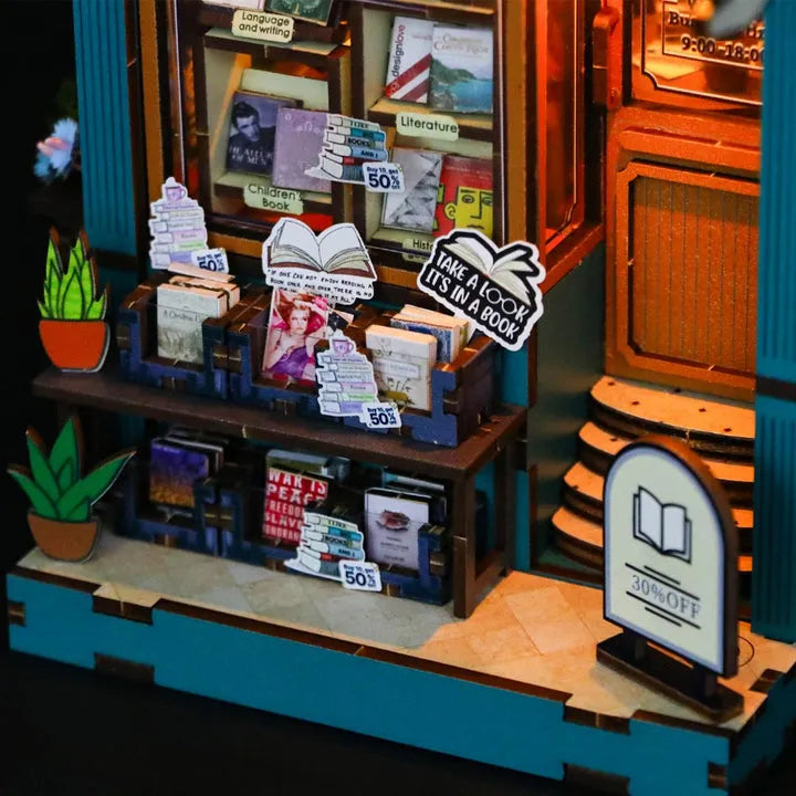 Kit de Book Nook de Librería del Alma