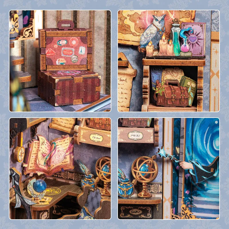 Kit de Book Nook Agencia de Viajes del Alma