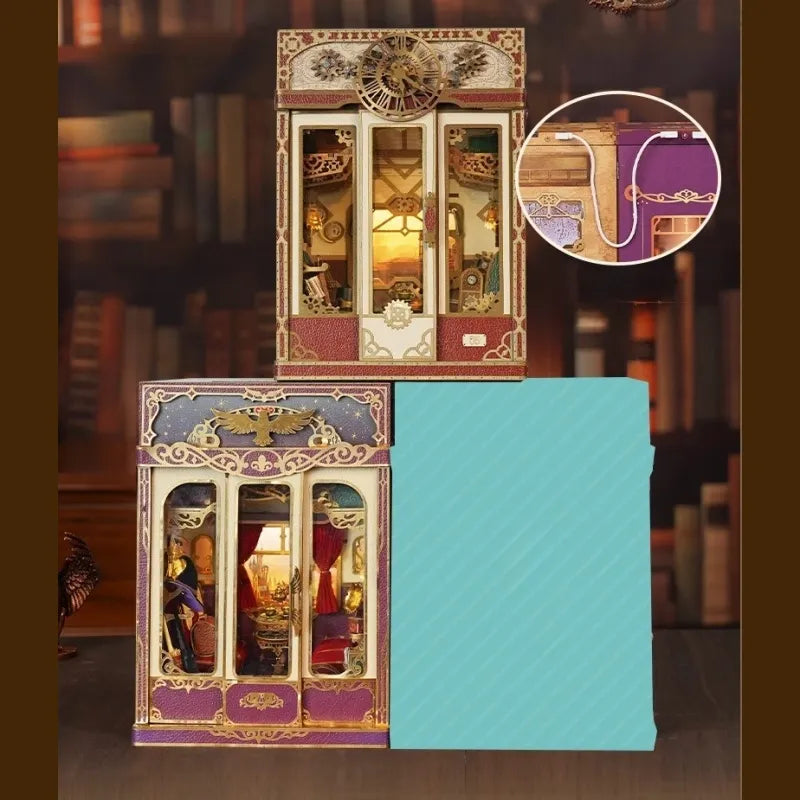 Kit de Book Nook de Fantasía Steampunk